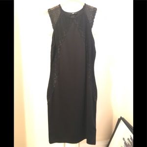 Black dress - knee length